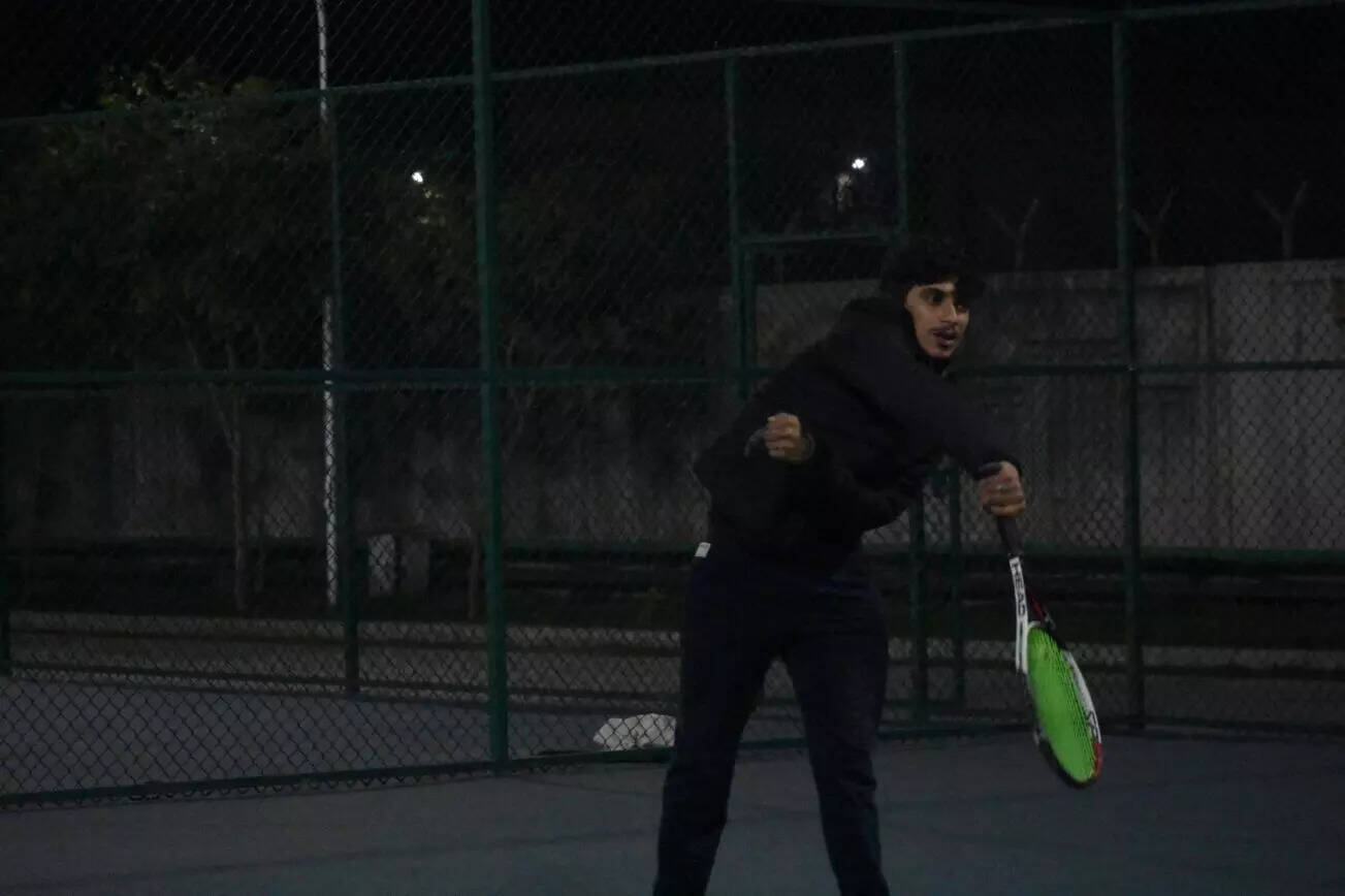 In motion