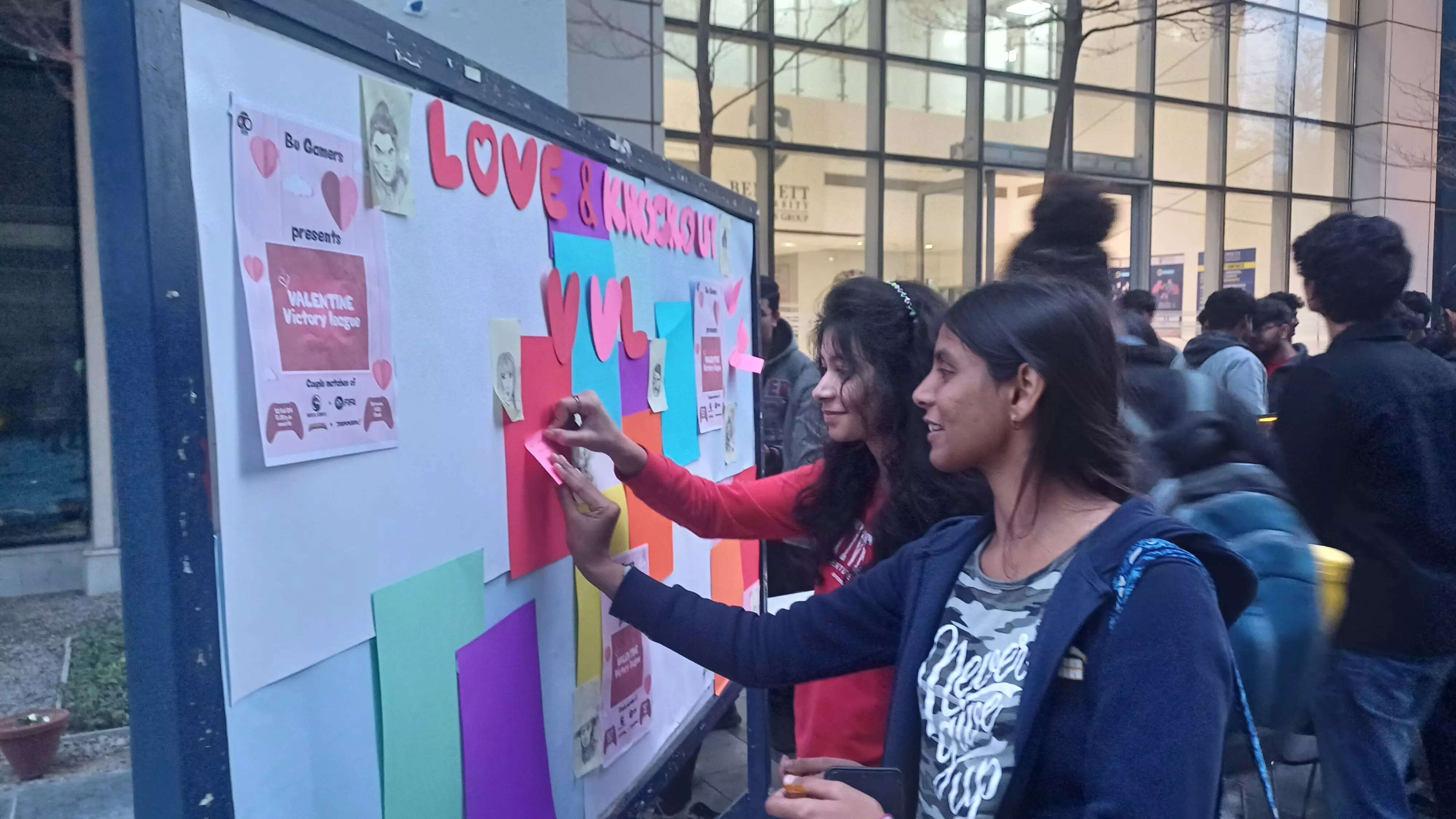 Valentine's Victory League Board
