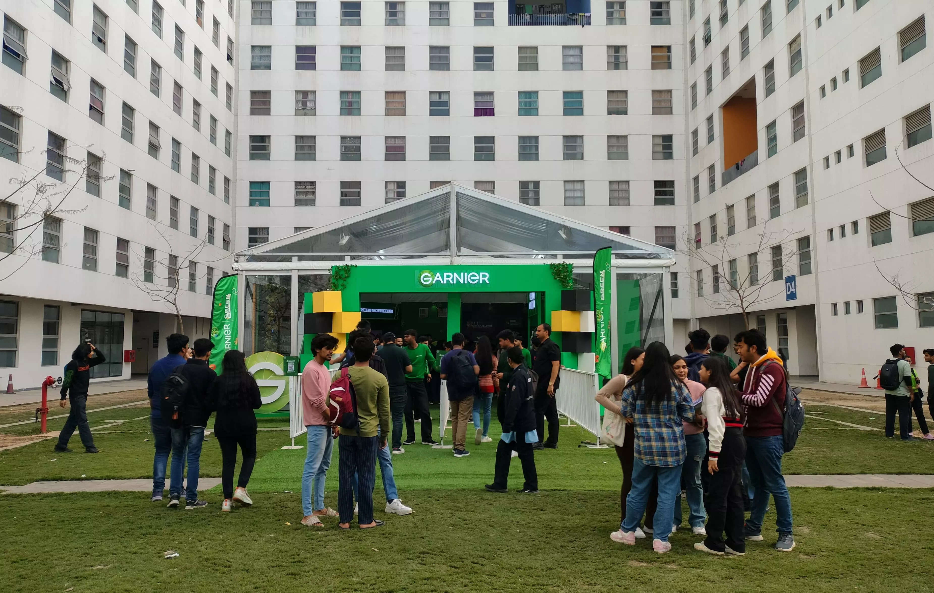 Garnier's Booth at Bennett University