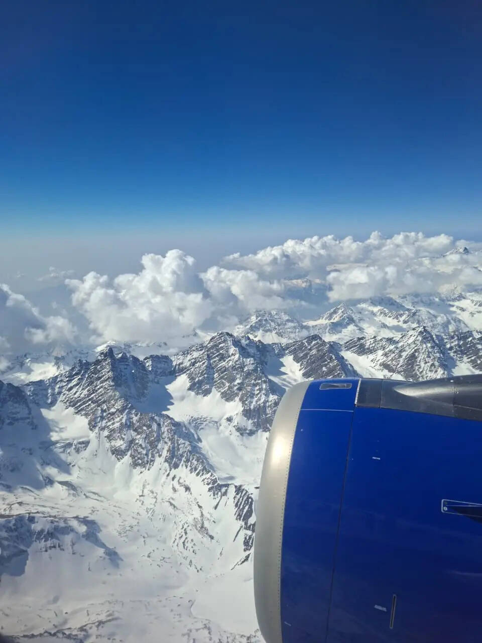 ​“Endless Snowy Peaks from Above”