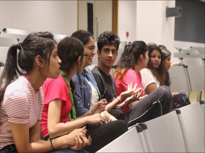 Freshers were also seen enjoying the session